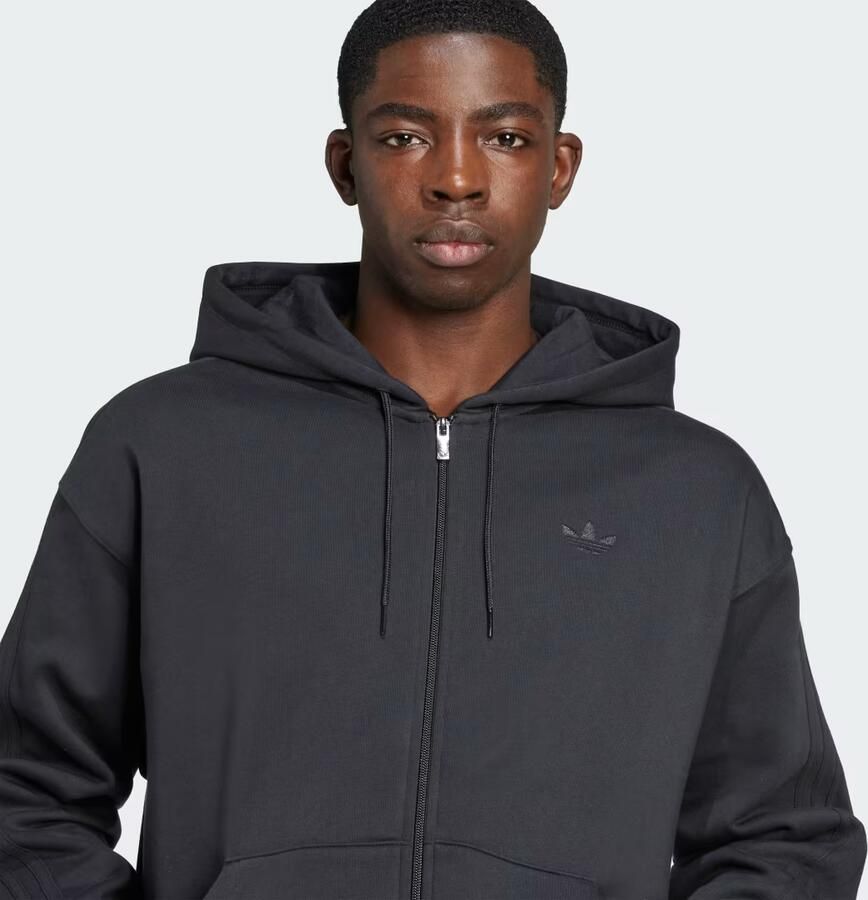 Adidas Adicolor Oversized Hoodie met Lange Ritssluiting - Foto 3