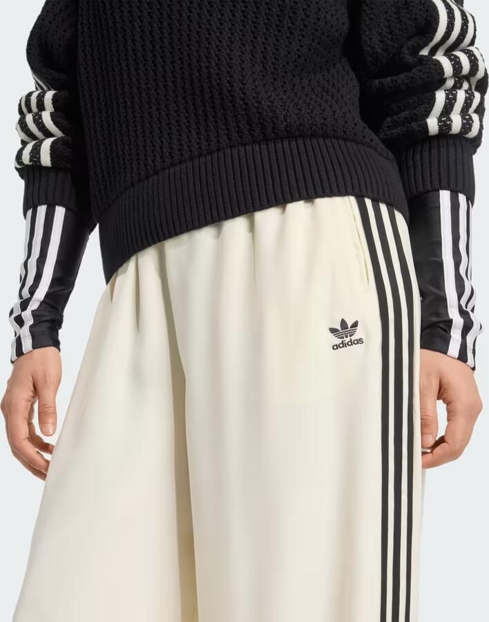 Adidas Adicolor Satin Wide Leg Trainingsbroek - Foto 3