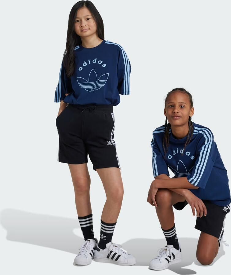 Adidas Originals 3-Streifen Short unisex Sport shorts zwart Kleding