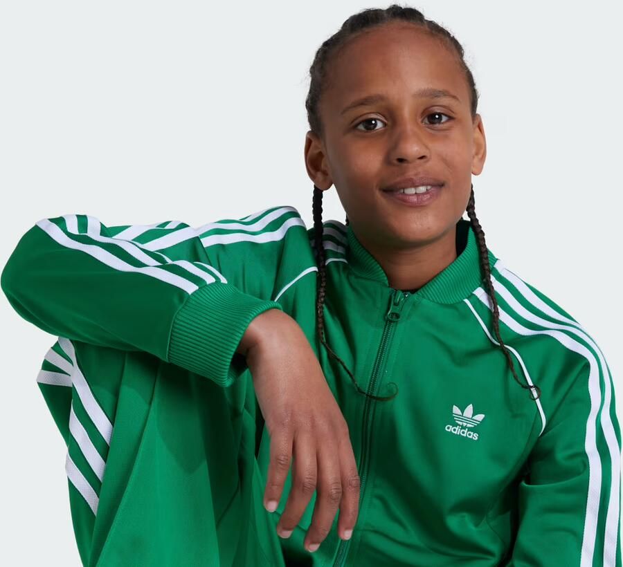 Adidas Originals adicolor Superstar Trackjacket Unisex Trainingspakken groen Kleding - Foto 2