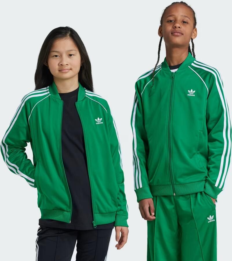 Adidas Originals adicolor Superstar Trackjacket Unisex Trainingspakken groen Kleding - Foto 3