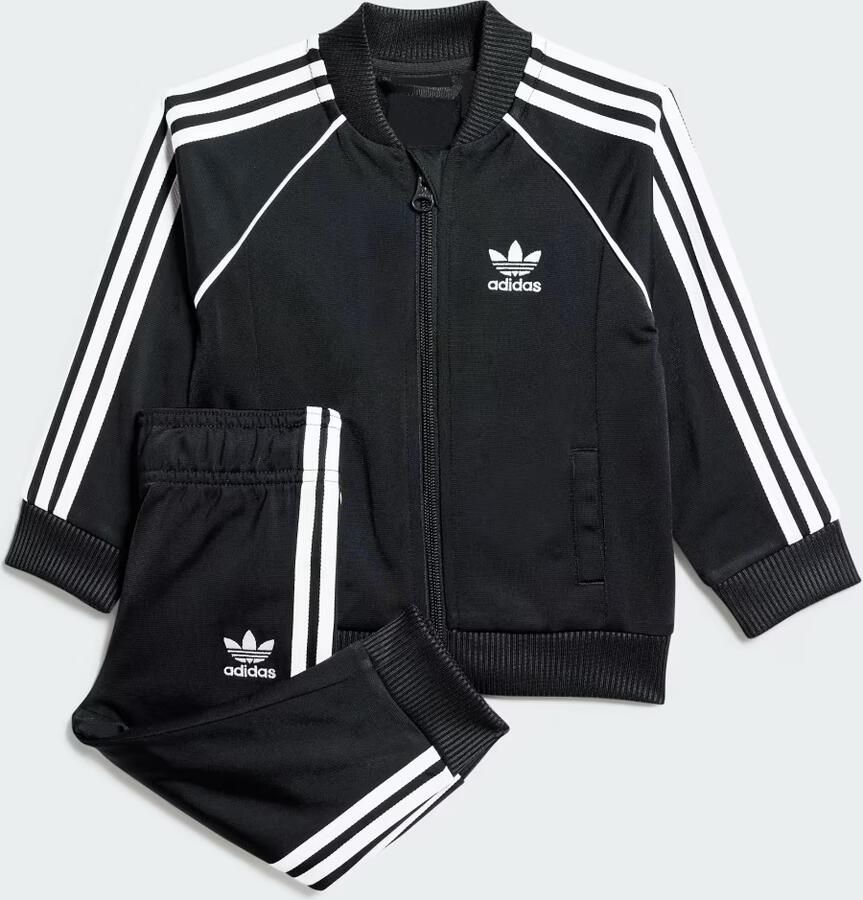 Adidas Originals SS Trainingspak Baby's Zwart Kind Zwart - Foto 5