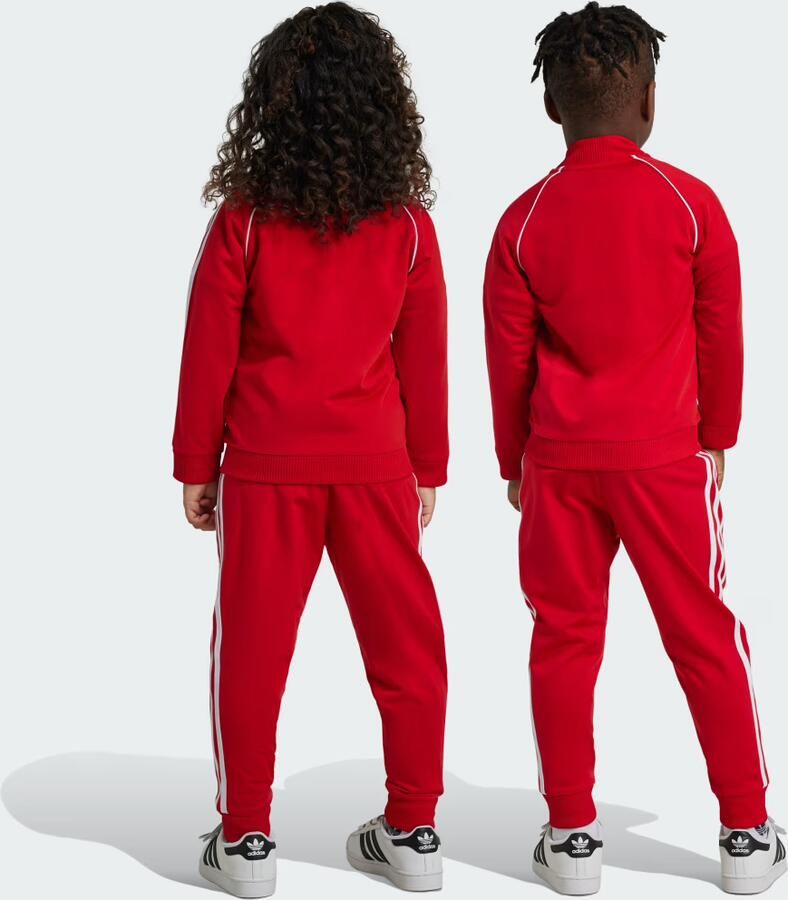 Adidas Originals SST Tracksuit Children Better Scarlet Better Scarlet