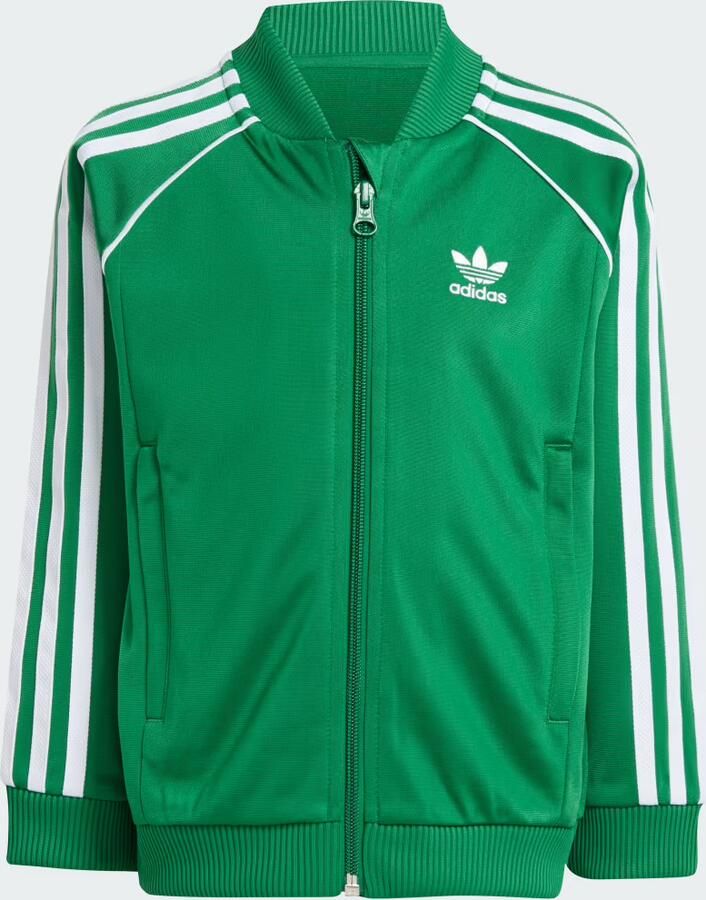Adidas Adicolor SST Trainingspak Kids Groen Kind Groen