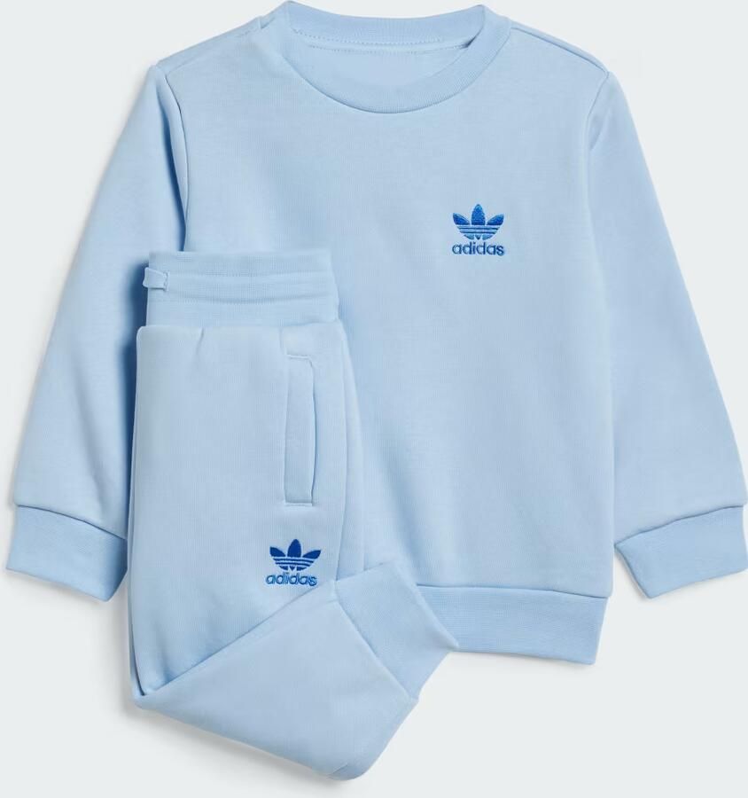 Adidas Originals Adicolor joggingpak lichtblauw Katoen Ronde hals 104