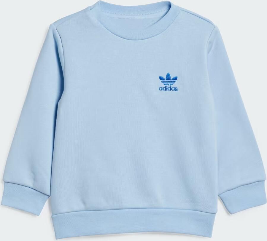 Adidas Originals Adicolor joggingpak lichtblauw Katoen Ronde hals 104 - Foto 3