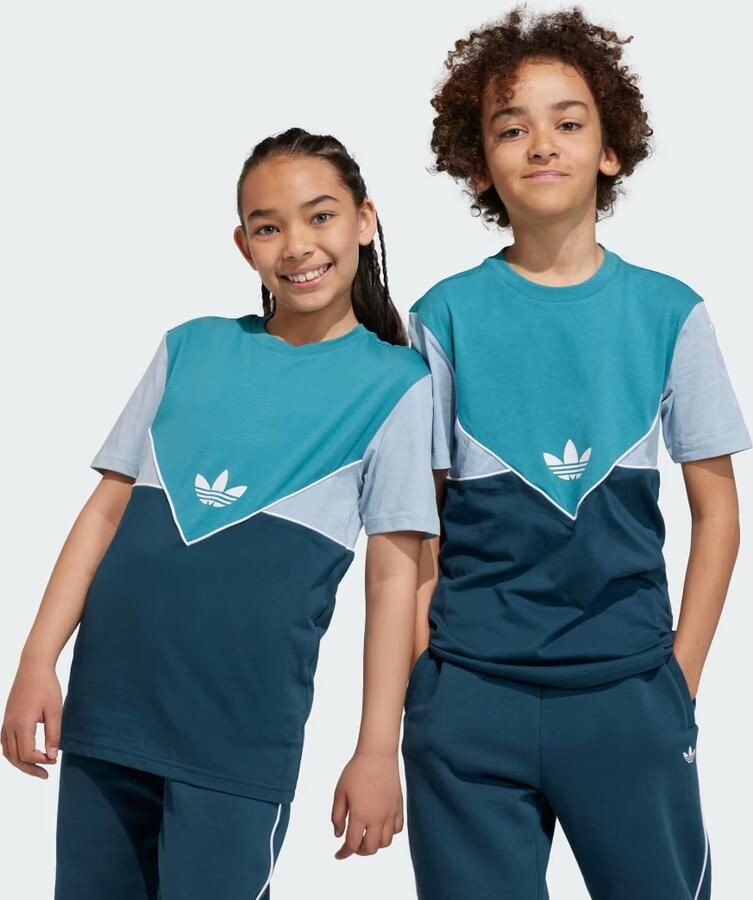 Adidas Originals Adicolor Next T-shirt T-shirts Kids arctic night maat: 140 beschikbare maaten:140 152 164 176 - Foto 5