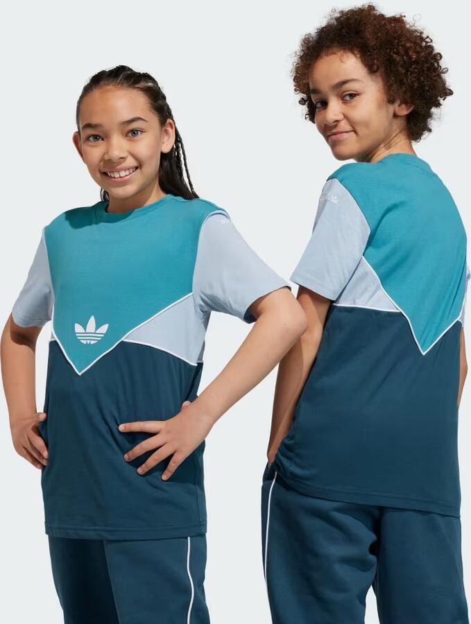 Adidas Originals Adicolor Next T-shirt T-shirts Kids arctic night maat: 140 beschikbare maaten:140 152 164 176 - Foto 4
