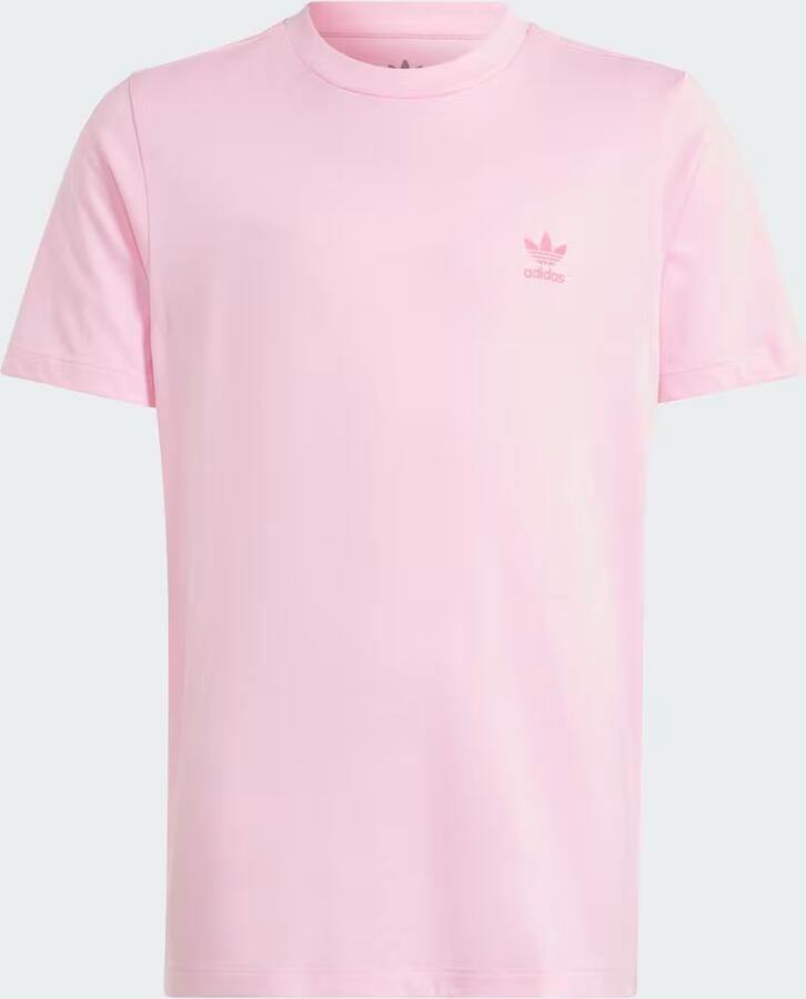 Adidas Originals T-shirt lichtroze Katoen Ronde hals Logo 128