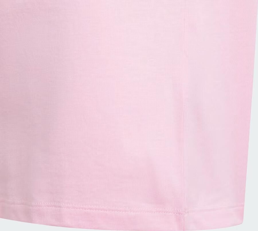 Adidas Originals T-shirt lichtroze Katoen Ronde hals Logo 128 - Foto 3