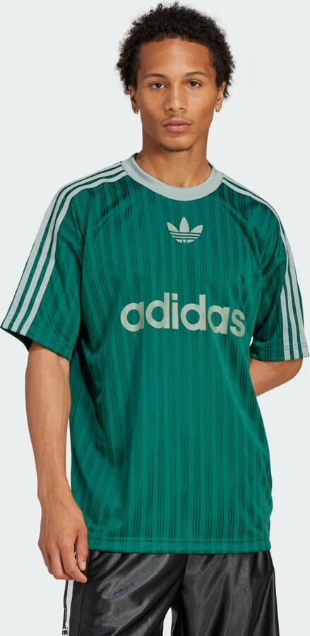 Adidas Originals Poly T-Shirt Green- Heren Green