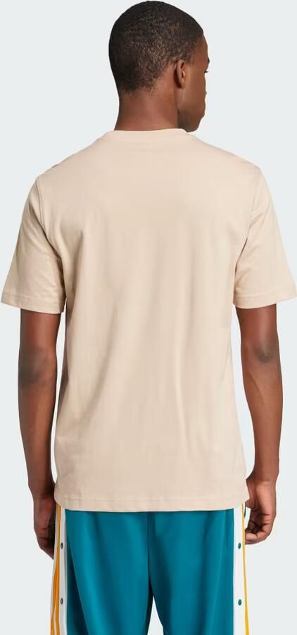Adidas Originals Beige Korte Mouw Sportieve T-shirt Beige Heren - Foto 5