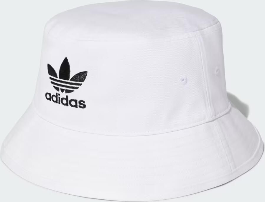 Adidas Originals adicolor Bucket Hat unisex Caps & Mutsen wit Maat ONE SIZE Accessoires - Foto 3