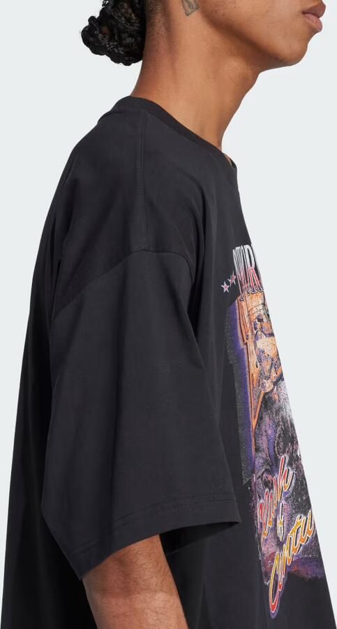 Adidas Originals T-shirt met print Black Heren - Foto 8