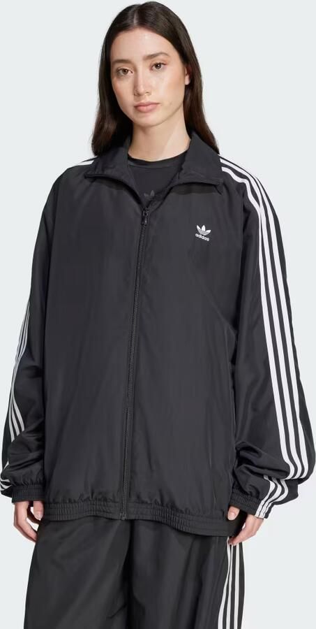 Adidas Originals Adilenium Season 3 Oversized Sportjack Zwart- Dames Zwart - Foto 7