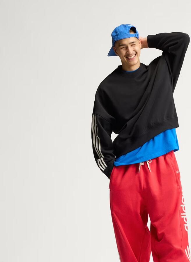 Adidas adiSignature 3 Stripes Crewneck Sweatshirt