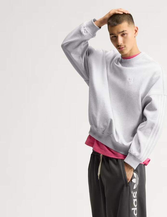 Adidas adiSignature 3 Stripes Crewneck Sweatshirt - Foto 3
