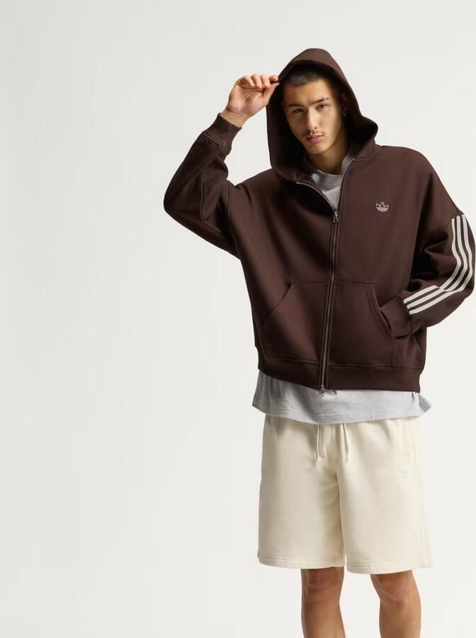 Adidas adiSignature 3 Stripes Full Zip Hoodie