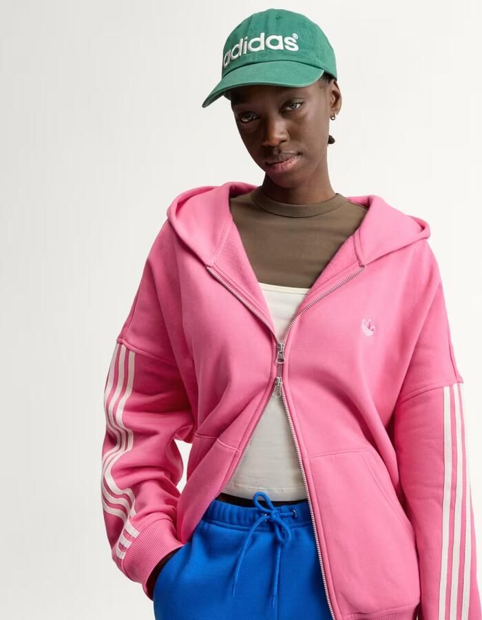 Adidas adiSignature 3 Stripes Full Zip Hoodie - Foto 6