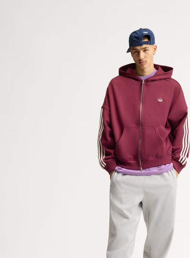 Adidas adiSignature 3 Stripes Full Zip Hoodie