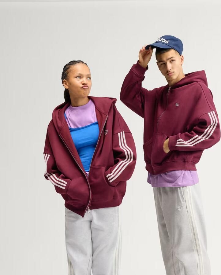 Adidas adiSignature 3 Stripes Full Zip Hoodie - Foto 4