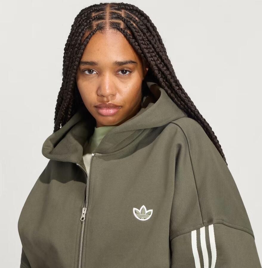 Adidas adiSignature 3 Stripes Full Zip Hoodie - Foto 4