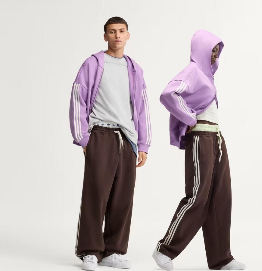 Adidas adiSignature 3 Stripes Open Hem Sweatpants - Foto 3