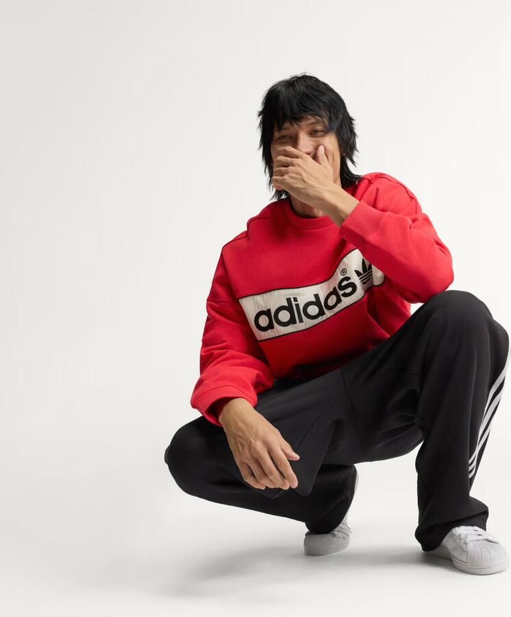 Adidas adiSignature 3 Stripes Open Hem Sweatpants - Foto 5