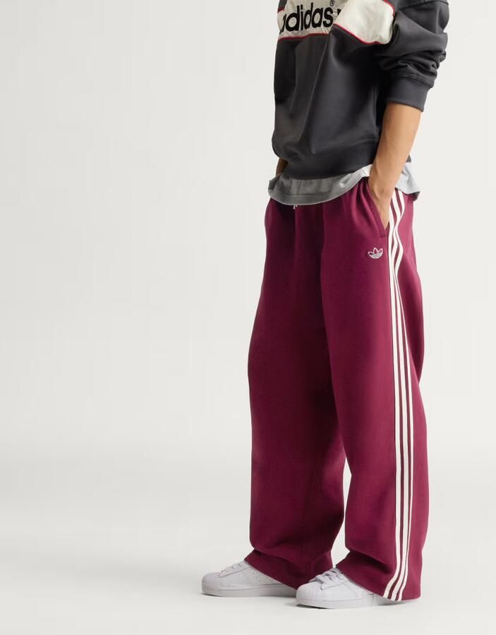 Adidas adiSignature 3 Stripes Open Hem Sweatpants