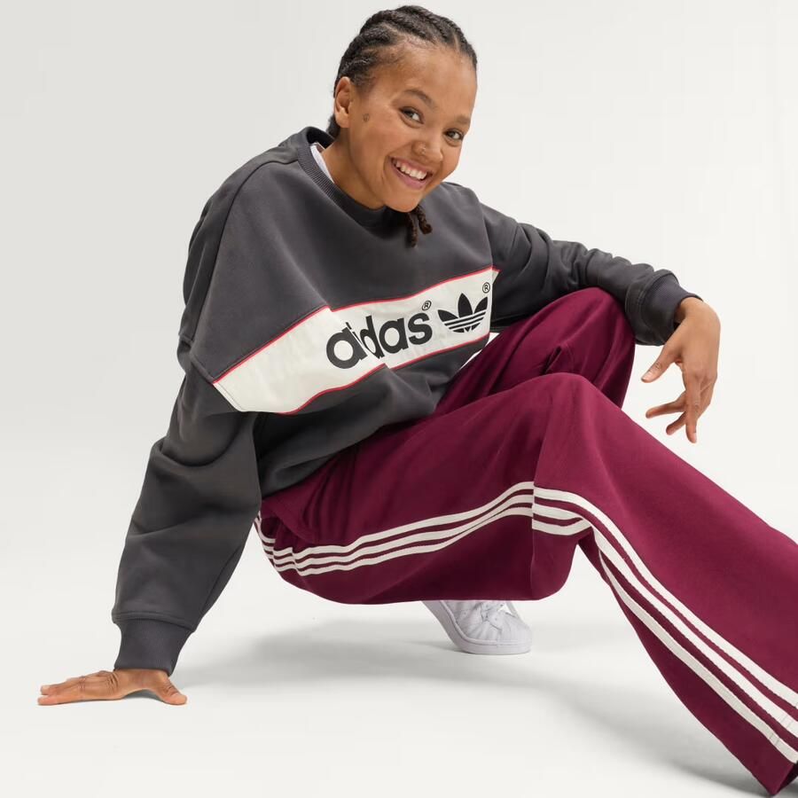 Adidas adiSignature 3 Stripes Open Hem Sweatpants - Foto 2