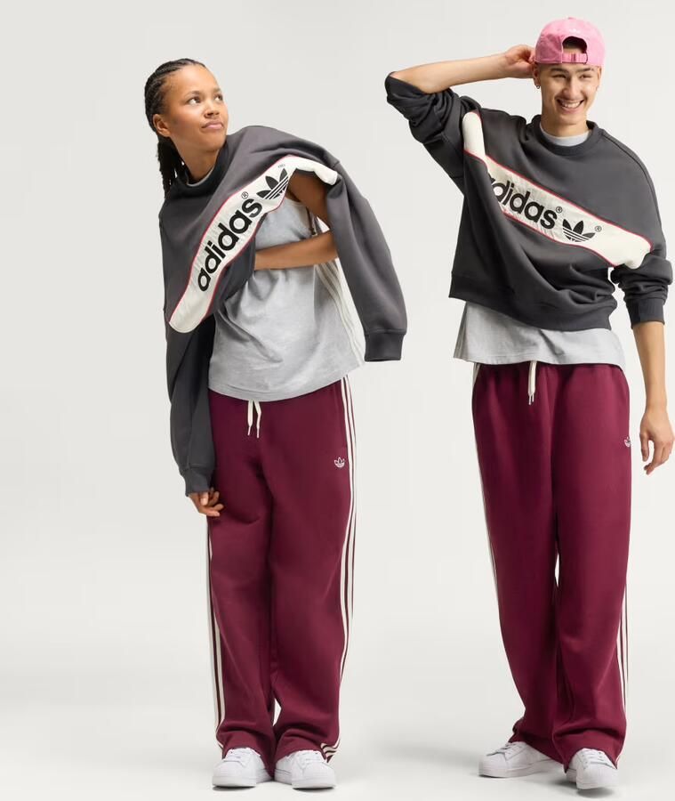 Adidas adiSignature 3 Stripes Open Hem Sweatpants - Foto 4