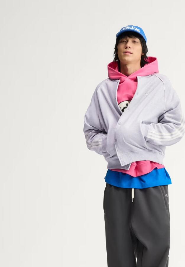 Adidas adiSignature 3 Stripes SST Snap Front Track Jacket