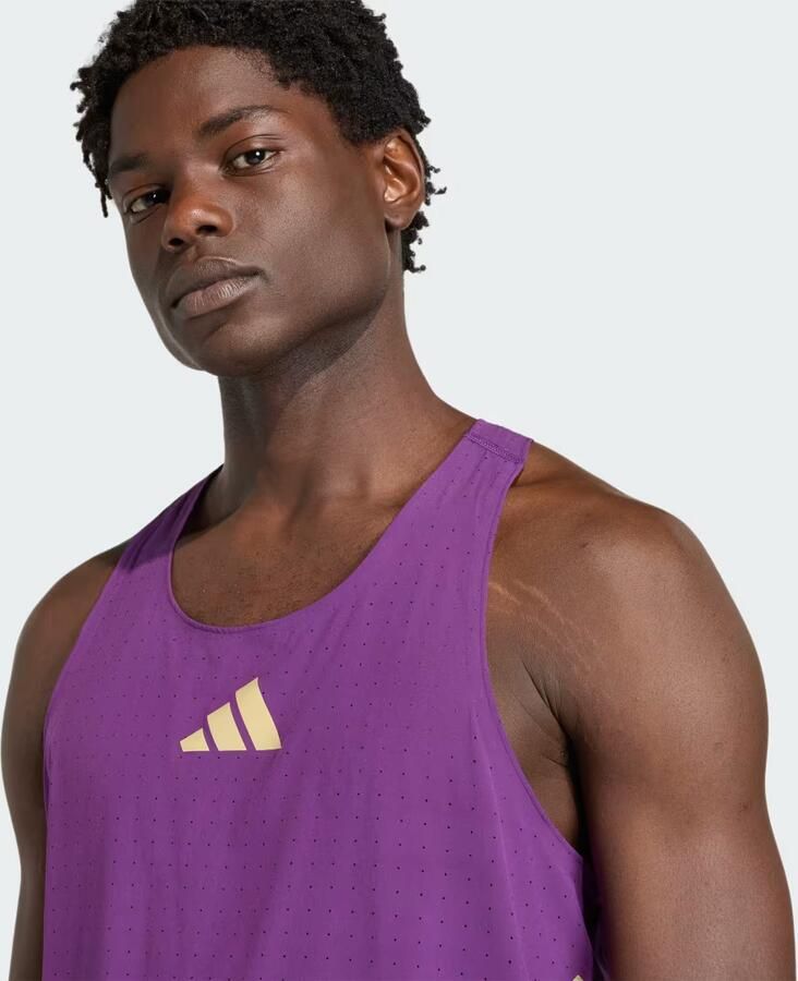 Adidas Adizero Road to Records Singlet - Foto 3