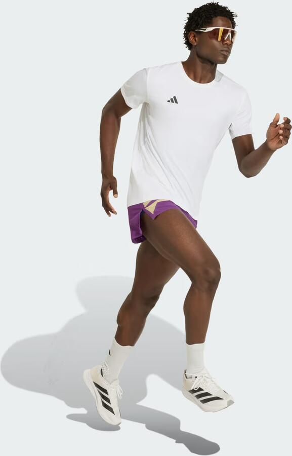 Adidas Adizero Road to Records Split Short - Foto 6