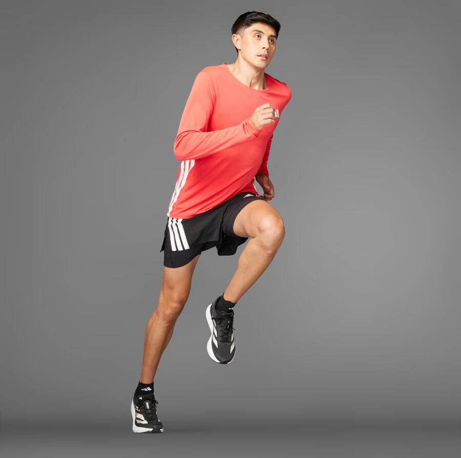 Adidas Adizero Running 2-in-1 Gel Pocket Short Zwart- Heren Zwart - Foto 5