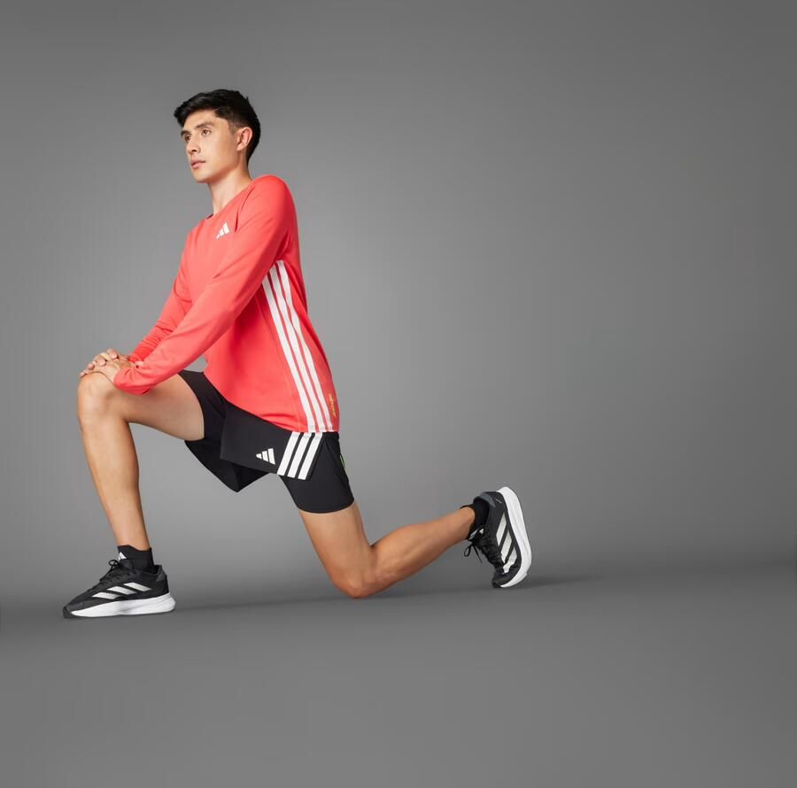 Adidas Adizero Running 2-in-1 Gel Pocket Short Zwart- Heren Zwart - Foto 6