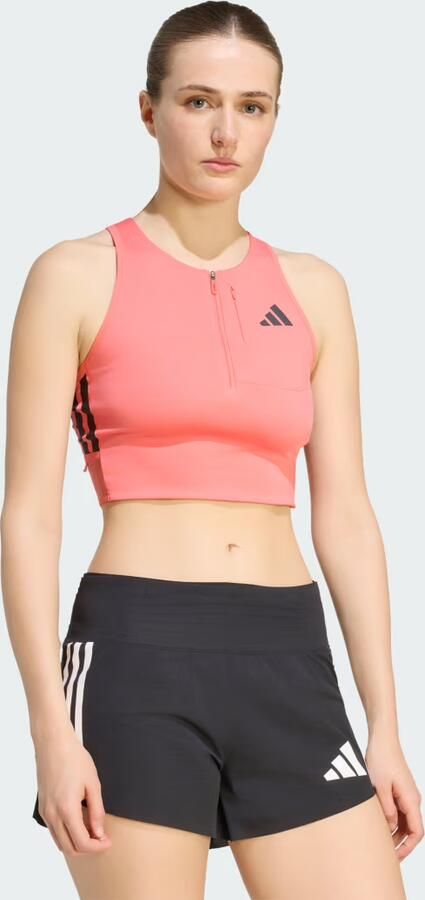 Adidas Adizero Running Croptop met Gelzakje - Foto 1