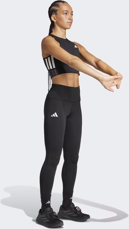 Adidas Sport BH Adizero Running Gel Pocket Crop Long-Sleeve Top - Foto 5