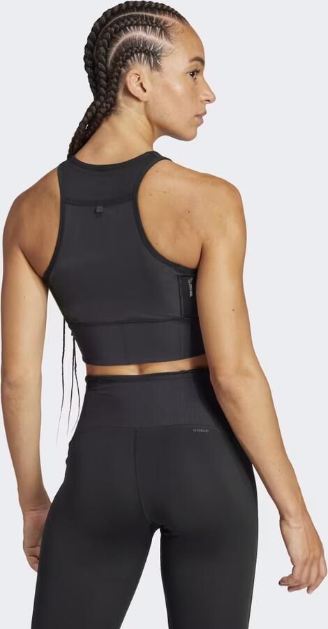 Adidas Sport BH Adizero Running Gel Pocket Crop Long-Sleeve Top - Foto 6