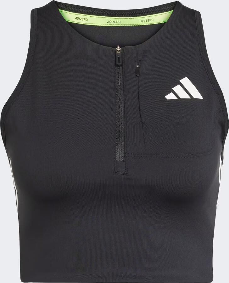 Adidas Sport BH Adizero Running Gel Pocket Crop Long-Sleeve Top - Foto 4