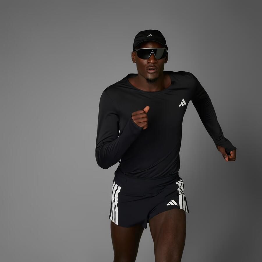 Adidas Adizero Running Gel Pocket Short Zwart- Heren Zwart - Foto 6