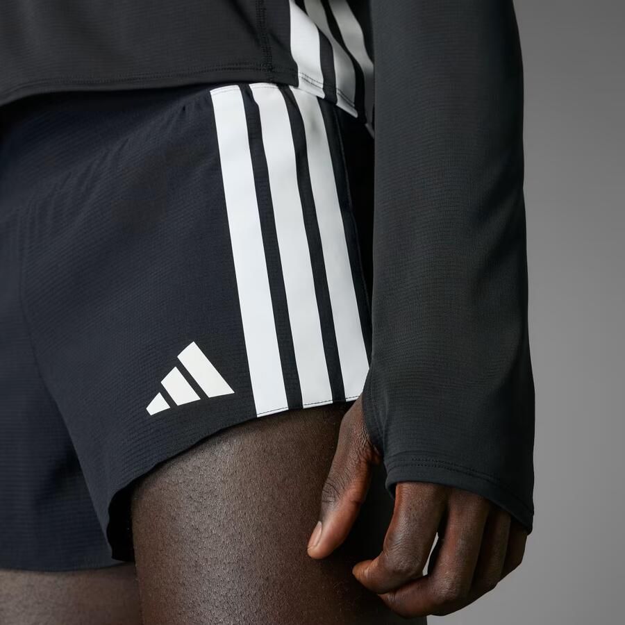 Adidas Adizero Running Gel Pocket Short Zwart- Heren Zwart - Foto 2