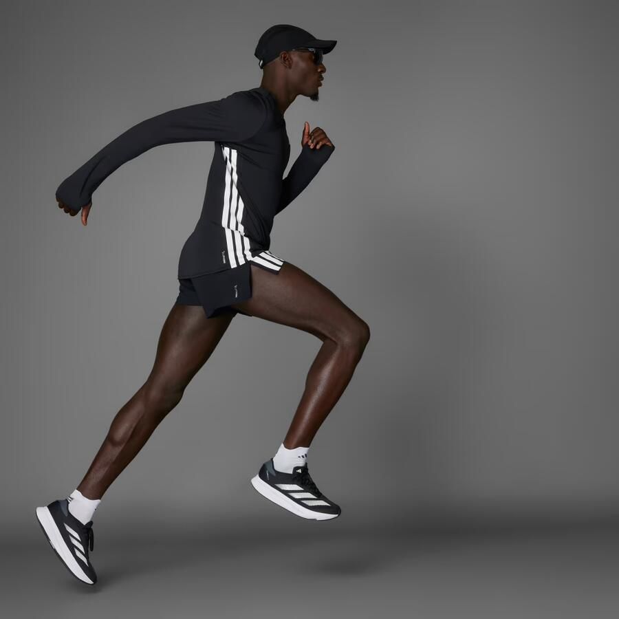Adidas Adizero Running Gel Pocket Short Zwart- Heren Zwart - Foto 3