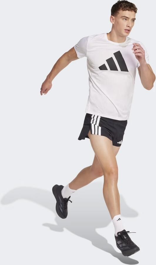 Adidas Adizero Running Gel Pocket Short Zwart- Heren Zwart - Foto 6