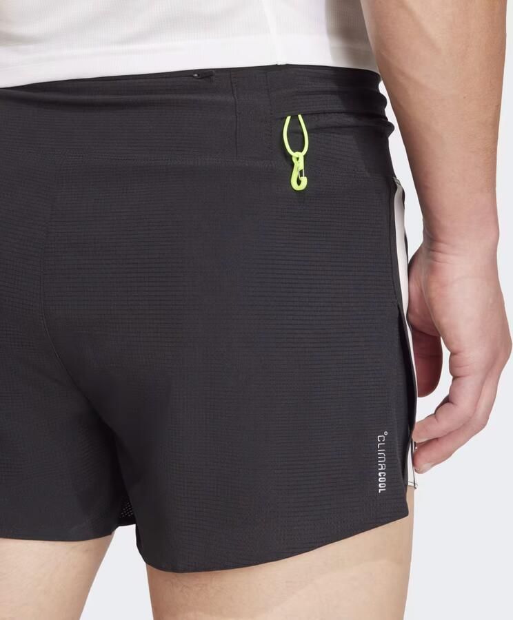 Adidas Adizero Running Gel Pocket Short Zwart- Heren Zwart - Foto 4