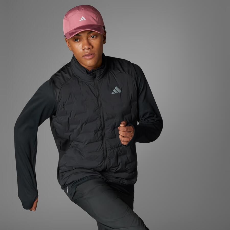 Adidas Adizero Running Gevoerde Bodywarmer
