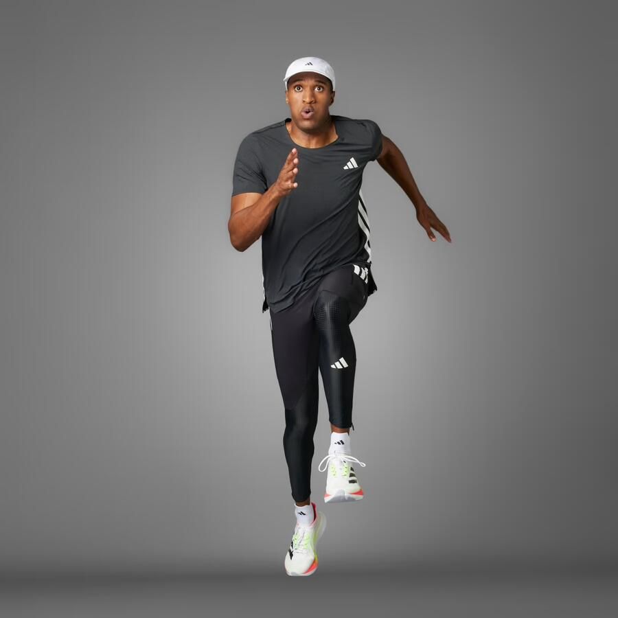 Adidas Adizero Running T-shirt Zwart- Heren Zwart - Foto 3