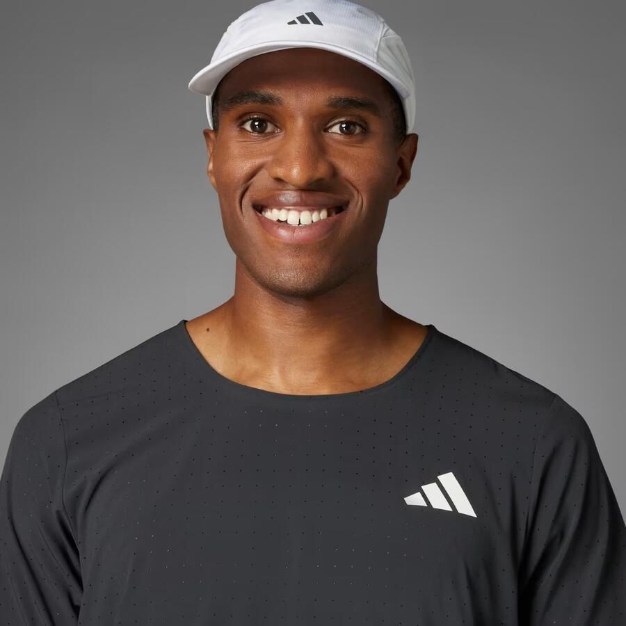 Adidas Adizero Running T-shirt Zwart- Heren Zwart - Foto 4