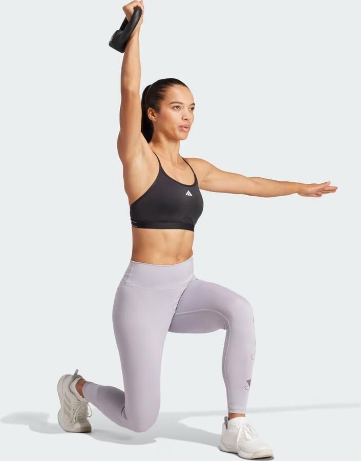 Adidas Bralette Brassière Aeroreact 3-Stripes AEROREADY - Foto 5