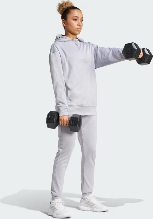Adidas AEROREADY Game and Go Fleece Hoodie - Foto 4
